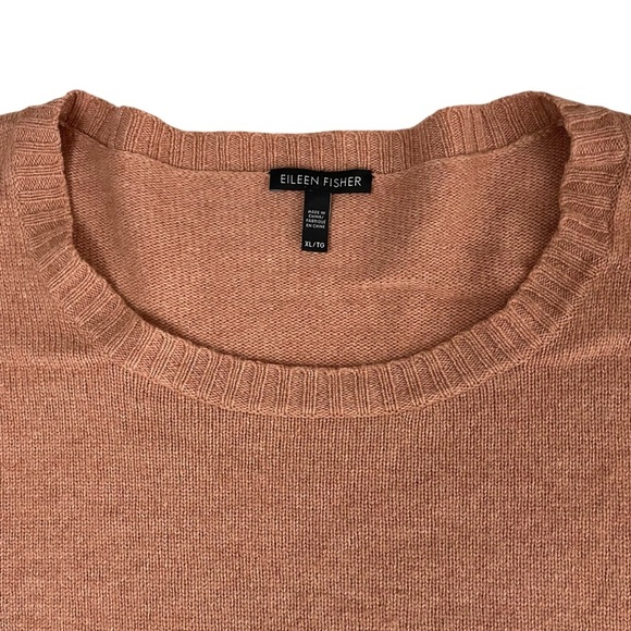 Eileen Fisher Wool Yak Crewneck Oversized Boxy Sweater XL - Picture 4 of 10